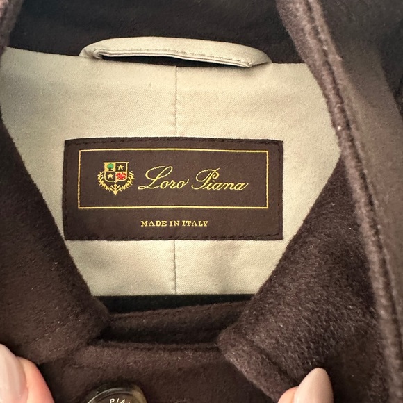 LORO PIANA: Storm System  - Long Jacket 💯% Cashmere Sz: Large - Picture 5 of 16